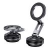 Foldable Car Phone Bracket Magnetic Stand 360 Degree Rotation Adjustable with Double Suction Technology for Easy Viewing