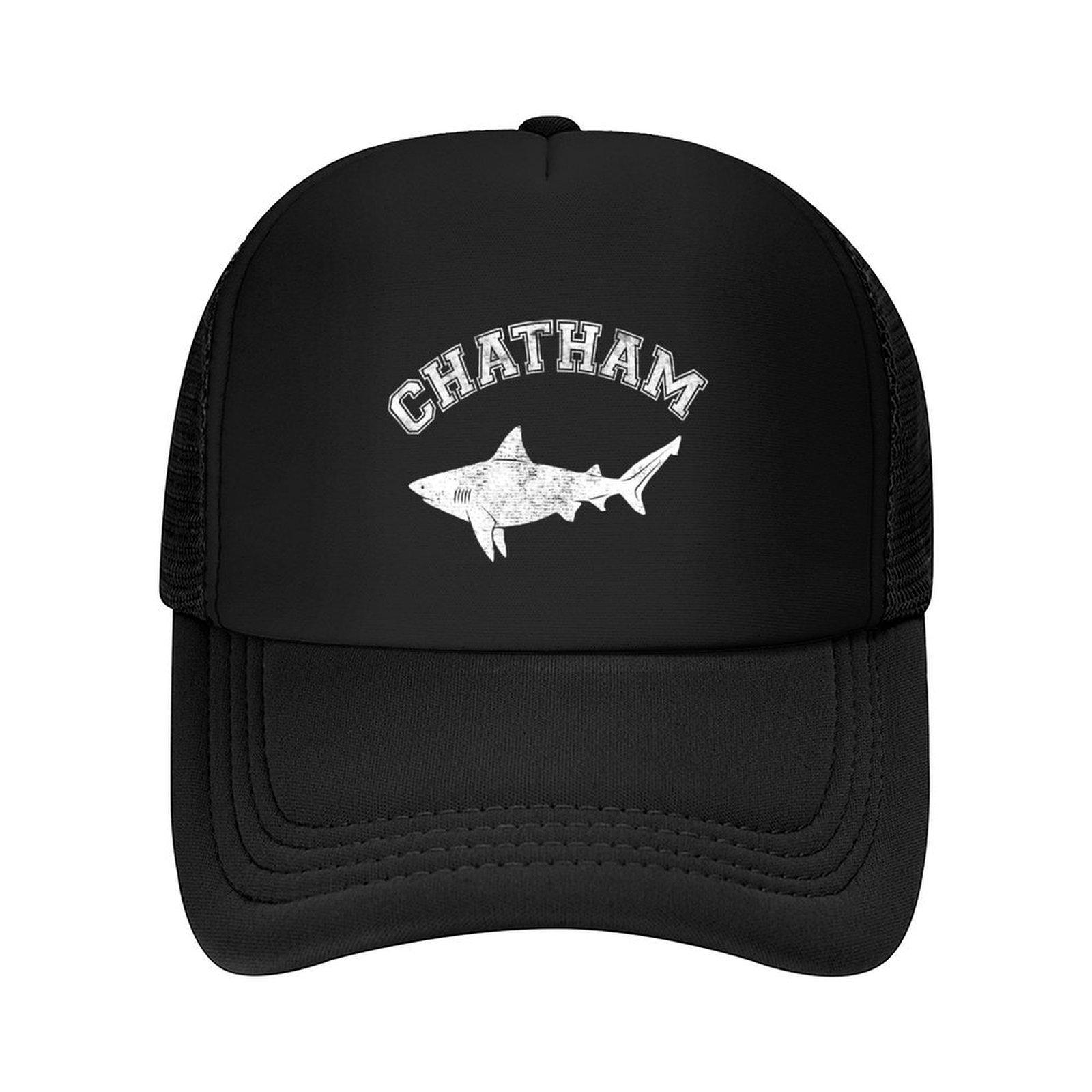 Chatham Shark Cape Cod MA Summer Vacation Massachusetts Baseball Cap fun hats Visor Hat Baseball Cap Luxury Women Unisexs