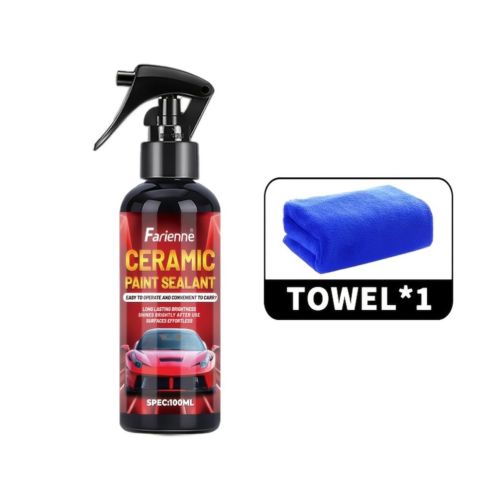 

1pc Farienne Automotive Ceramic Nano-Coating Liquid - Waterproof Crystal Mask & Polish, Long-Lasting Car Paint Protection, UV-Re