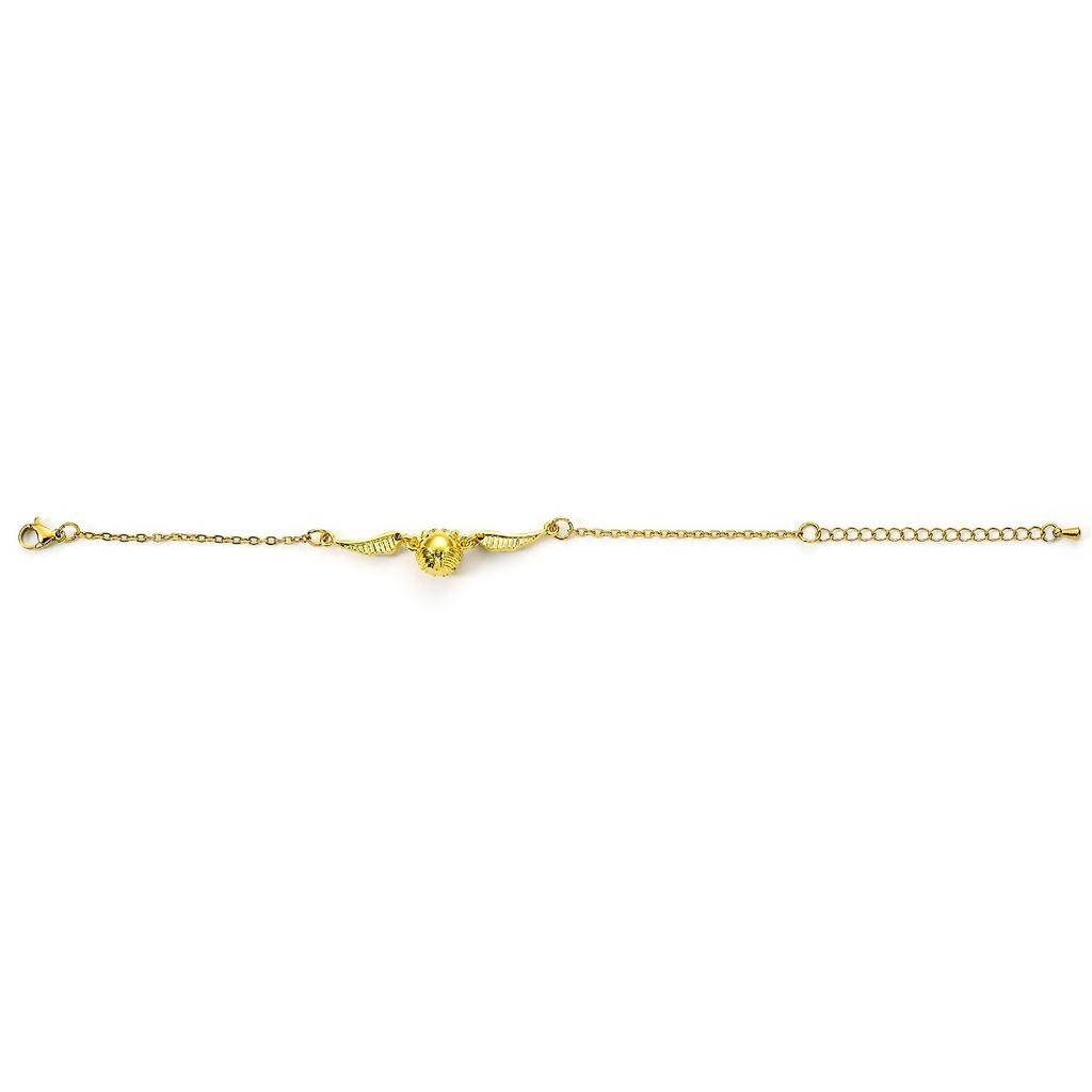 Harry Potter 3D Golden Snitch Gold Bracelet