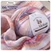 50g Small Cloud Bean Colorful Camel Wool Segment Dyed Wool Ball Hand Woven Medium and Thick DIY Shawl Jacket Line