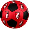 SIZE 5 AFC Bournemouth Soccer Ball Colorful All Ages Machine Stitched PVC Competition Ready Durable High-Bounce