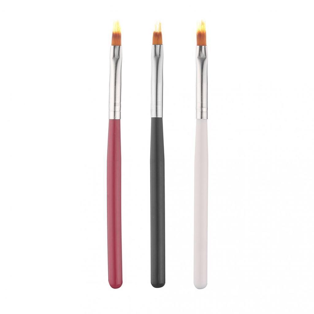 UV Gel Gradient Painting Pen Drawing Brush Plastic Handle Manicure Nail Art Tool