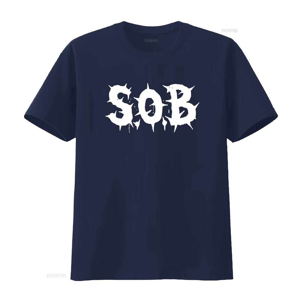 Vintage 90s SOB Rare Punk Band T Shirt Napalm Death Crust Grindcore Style Vintage Washed Soft Stretched Streetwear Fashion