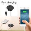 USB Desk Grommet Hole Charging Hub with Two USB & Type C Port Round Embedded USB Adapter for Office Use