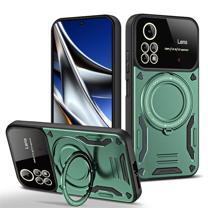 Pro Poco X4 Pro 5G Pouzdro Magnetický Kroužek Pancéřové Kryty Telefonu pro Poko Little X4 X 4 Pro X4pro Pocox4pro Ochrana Fotoaparátu Zadní Kryt