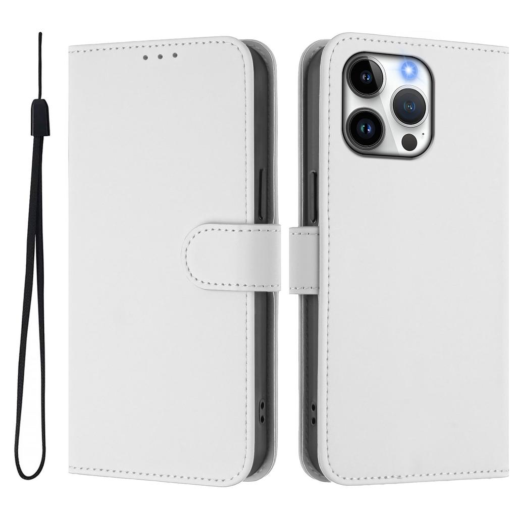 Pure Color PU Flip Leather Case Pouch Bag for iPhone 15/16/16 Pro/16 Plus, for iPhone 16 Promax Credit Card Cases Cover
