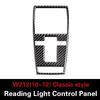 Carbon Fiber Car Reading Light Decorative Frame Sticker For Mercedes-Benz C Class W204 W212 Auto Interior Accessories