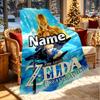 Custom Name Personalized Video games Print Blanket, Home Decor, Bedroom, Sofa, Camping, Couch, Gifts for Birthday Christmas