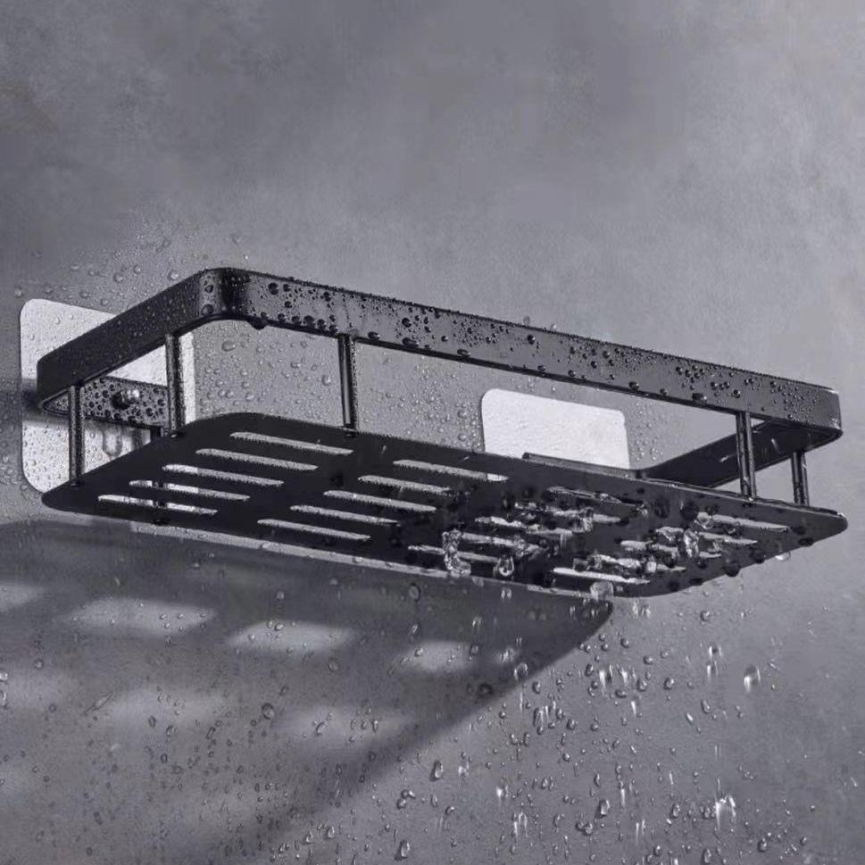 Bathroom Shelf Wall Mounted Corner Storage Shelves Shampoo Holder Cosmetic Rack Shower Drain Basket Bathroom Organizer