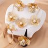 Fashion  Jewelry Set Necklace Bracelet Earrings Ring  For Women Ladies
