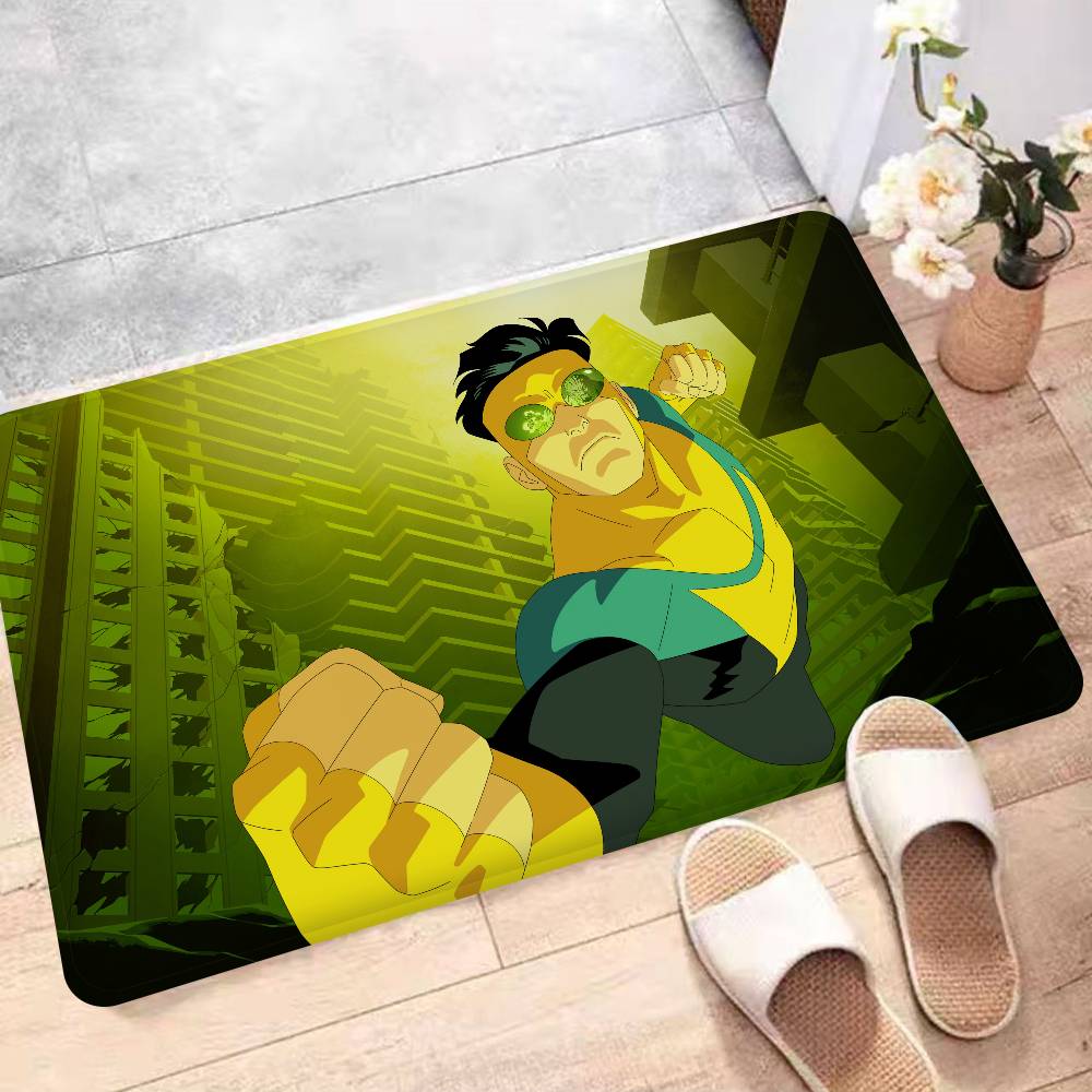 Cartoon Invincible Door Mat Nordic Style Bedroom Living Room Doormat Home Balcony Anti-Slip Alfombra