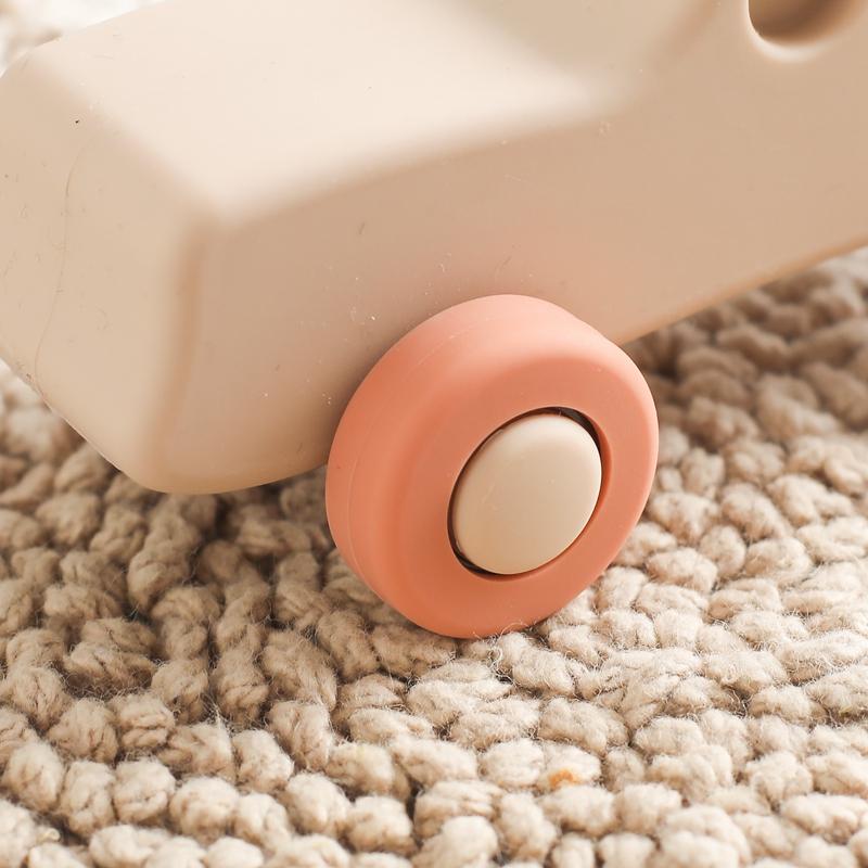 1pc Baby Aircraft Toys Food Grade Silicone Bus Truck Car Montessori Educational Toys Boy Girl Baby 0-12 Months Toy Newborn Gift