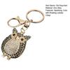 Rhinestones Owl Keychain Exquisite Owl Crystal Keychain with Rotating Lobster Clasp Elegant Bag Charms