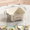 Kitchen Double-layer Drain Basket, Vegetable Washing Basin, Drain Basket, Large Capacity for Kitchen Use