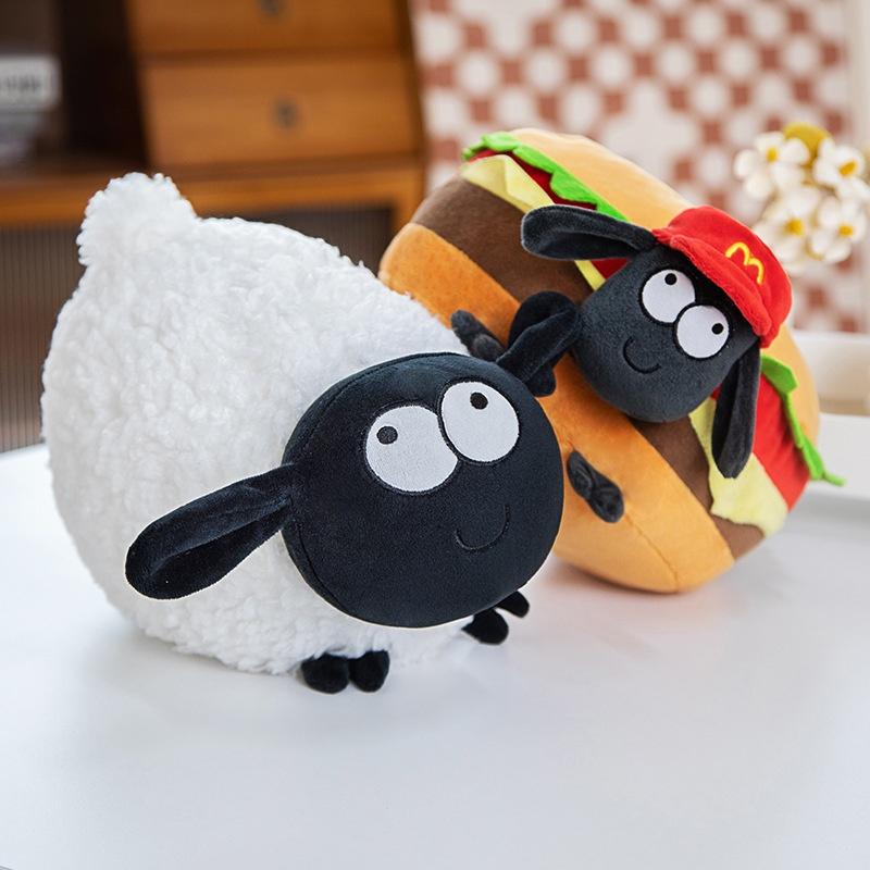 Shaun das Schaf Plüschtier Lamm Kissen für Kinder Ein niedliches und kuscheliges Geburtstags- oder Weihnachtsgeschenk