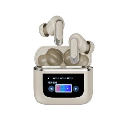 V8 Wireless BT Headset LCD Full Color Smart Display Touch Screen ANC Noise Cancellation