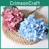 Simulated Hydrangea Single Flower With Leaf Home Wedding Hall Decoration Prop