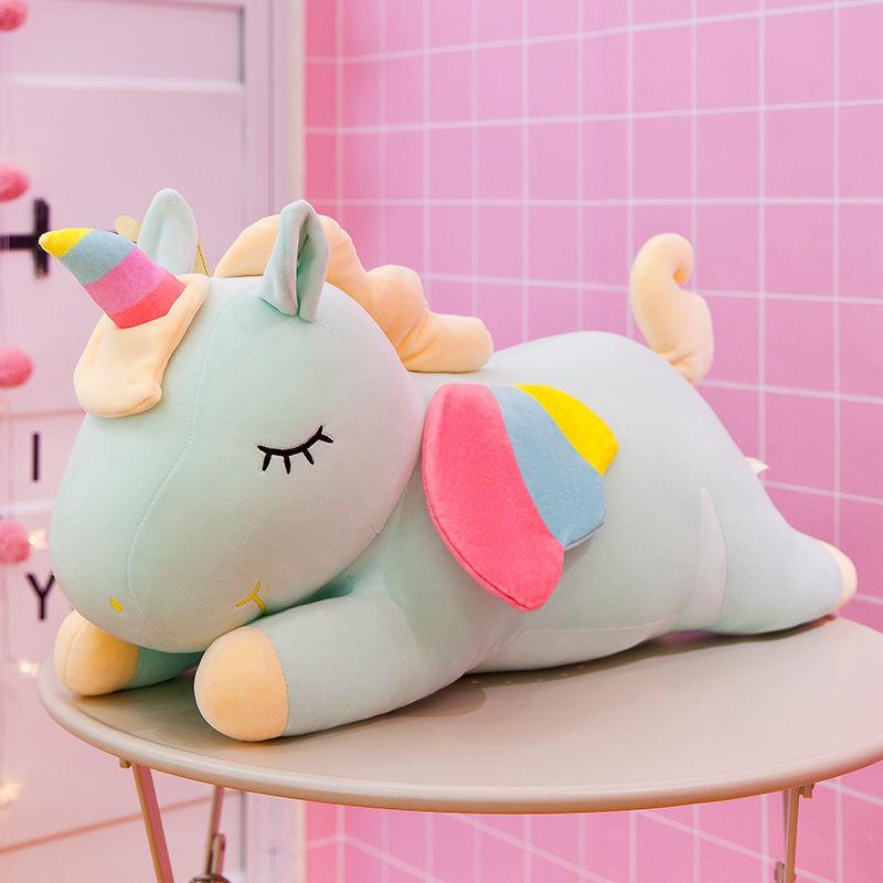 Cute Unicorn Doll Bed Plush Toy Dream Girl Heart Rag Doll Throw Pillow Girl Birthday Gift
