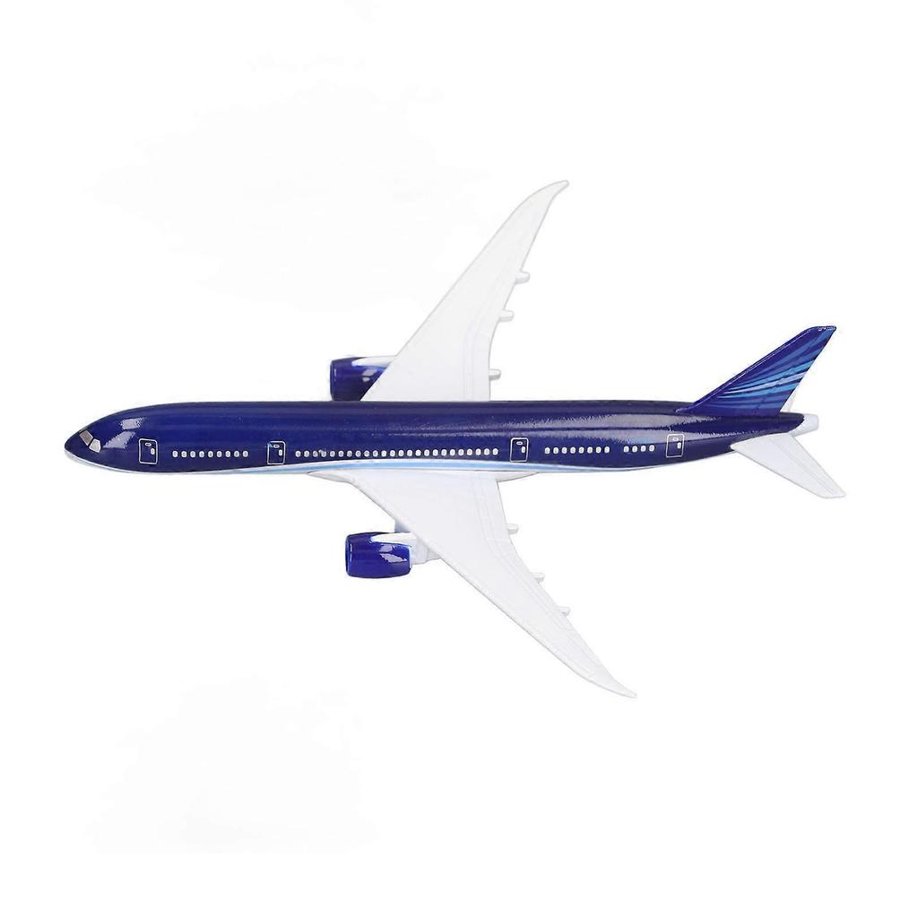 WENYI 1:400 Diecast 787 Airliner Model Alloy Simulated Passenger Plane Model with Stand Home Decoration