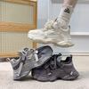 Mesh dad shoes women's platform muffin spring new versatile popular small height increase casual women's shoes