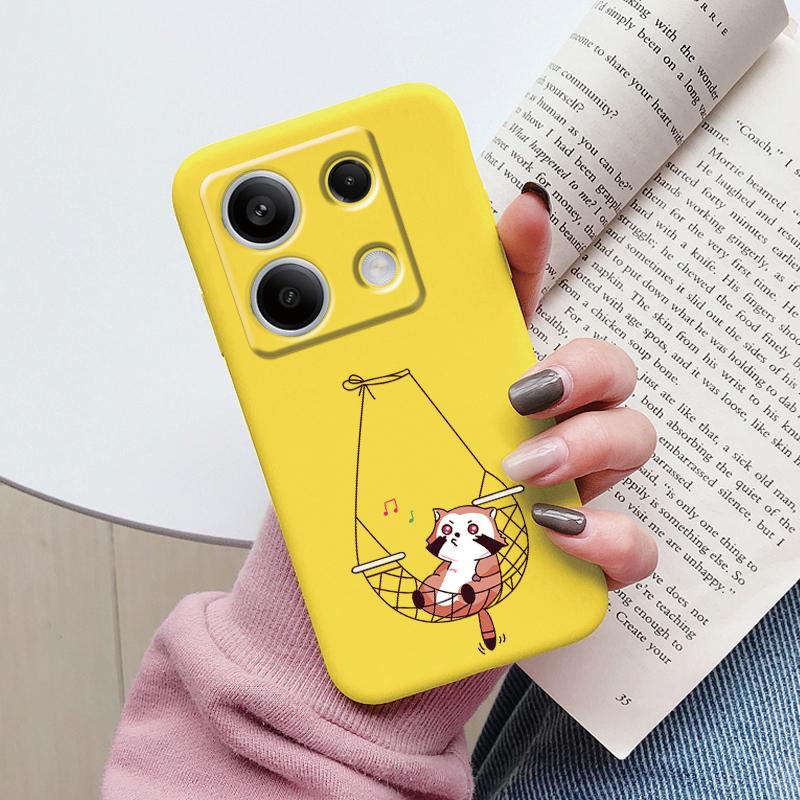 Case For Redmi Note 13 Pro 4G 5G Cute Heart Flower Back Cover Soft Silicone Matte Protective Fundas For Redmi Note13 Pro Bumper