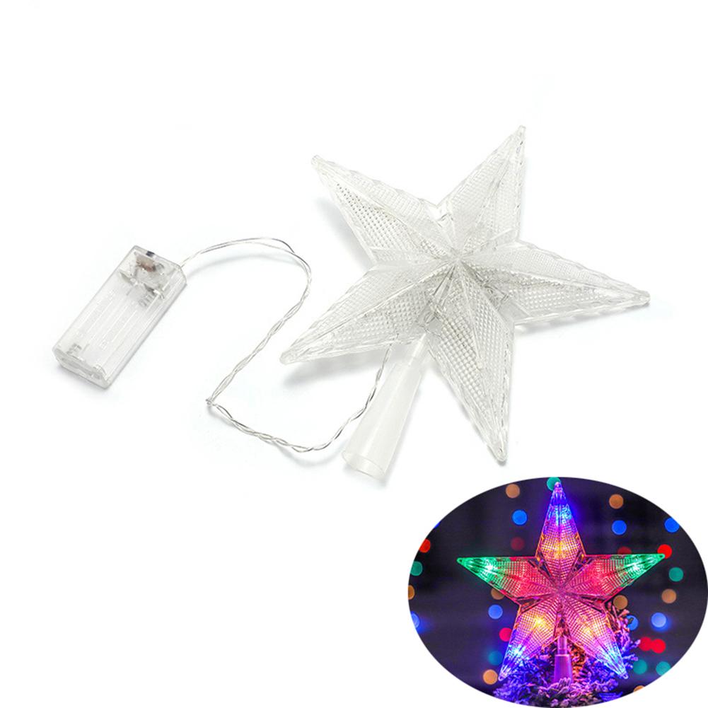 Звезда на верхушку рождественской елки, Звезда на верхушку рождественской елки с подсветкой, Светодиодный ночник, Верхушка, Работающая от батареек, Звезда на верхушку рождественской елки
