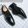 Mens Leather Designer Brand Casual Classic for Men Smile Breathable Office Loafers Formal Business Footwear Dress Shoes Flats 48