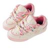 College Style Cute Strawberry Bread Shoes Women's Tide Niche Design Versatile Casual Board Shoes Spring New
