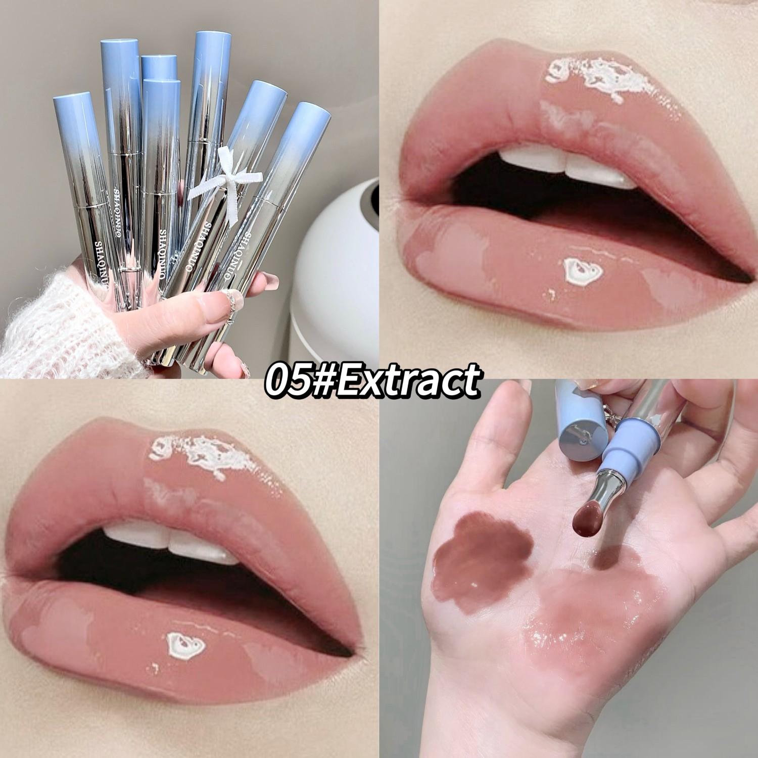 

Блеск для губ SHAQINUO Увлажняющий Зеркальный Блеск Длительный Цвет Помада