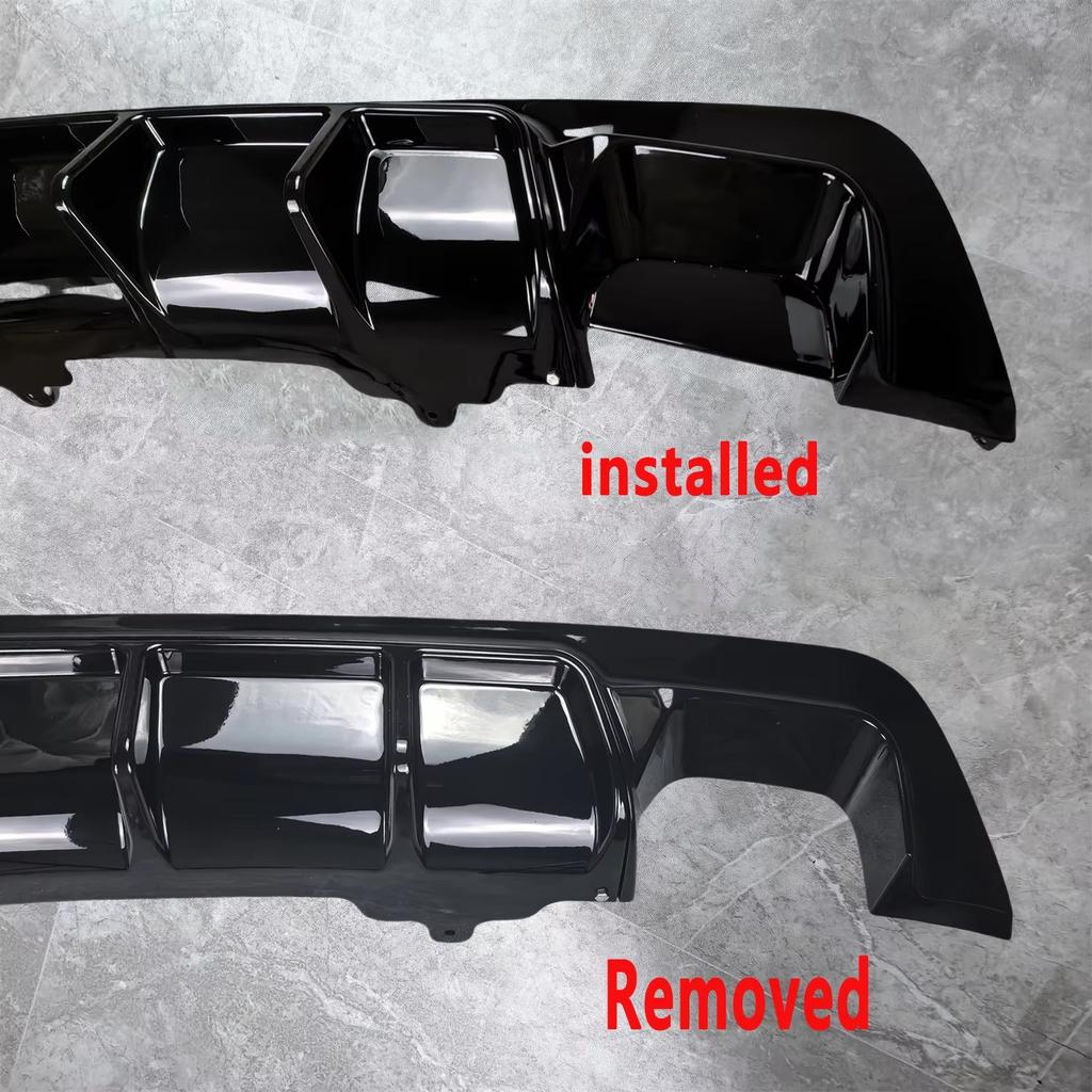 BMW 5 Serisi E60 E61 M Paketi 2004 2005 2006 2007 2008 2009 2010 için MP Tarzı Arka Tampon Ayırıcı Difüzör Plastik Bodykit Tuning