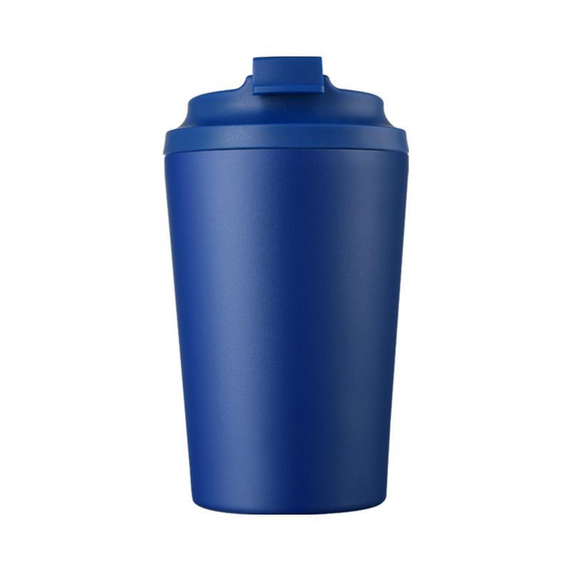 12oz Mehrfarbige Isolierte Edelstahl-Kaffeetasse mit Direkttrinkdeckel