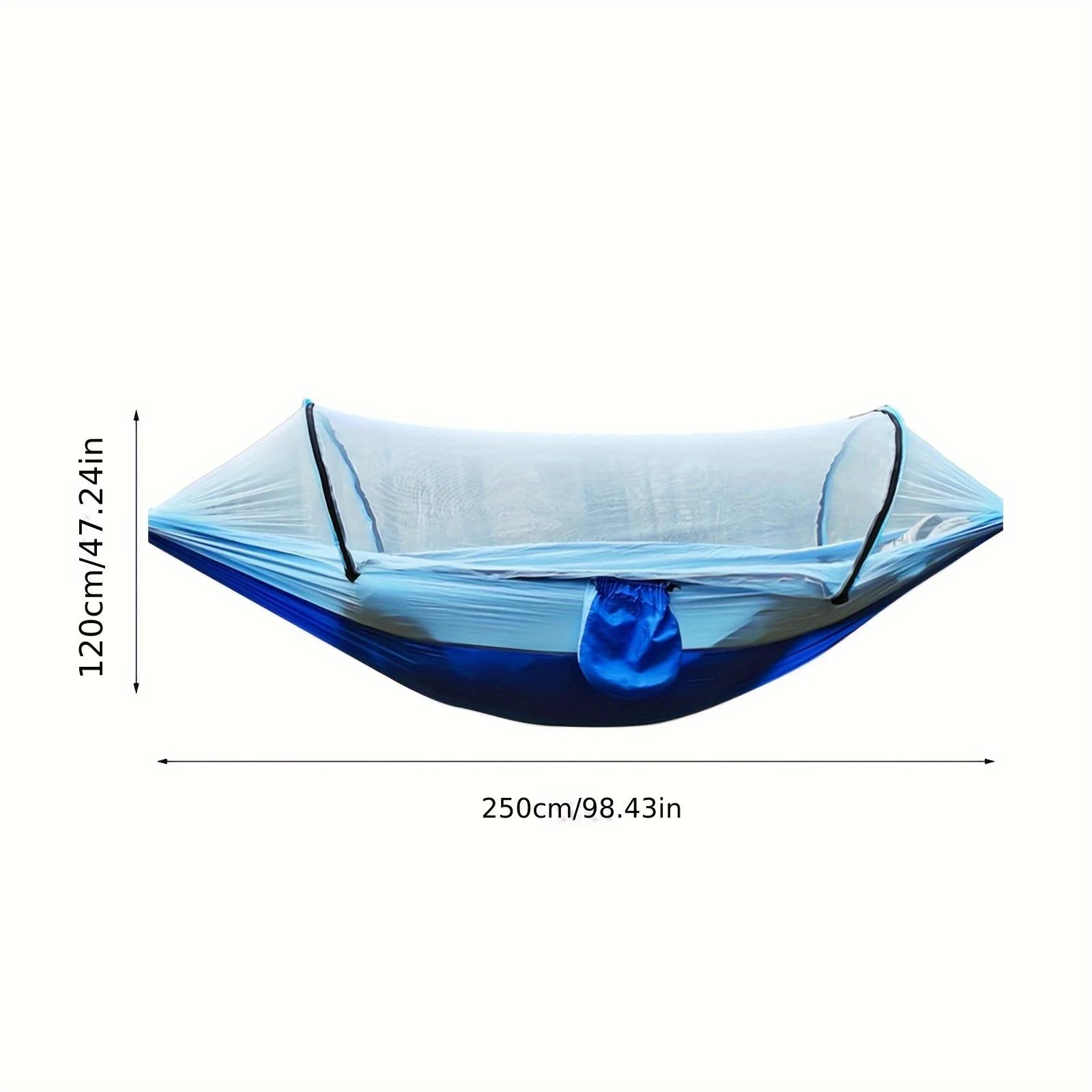 

Automatic Quick Opening Mosquito Net Portable Hammock Casual Mosquito Repellent Swing Hammock For Outdoor Camping Travel Sleep