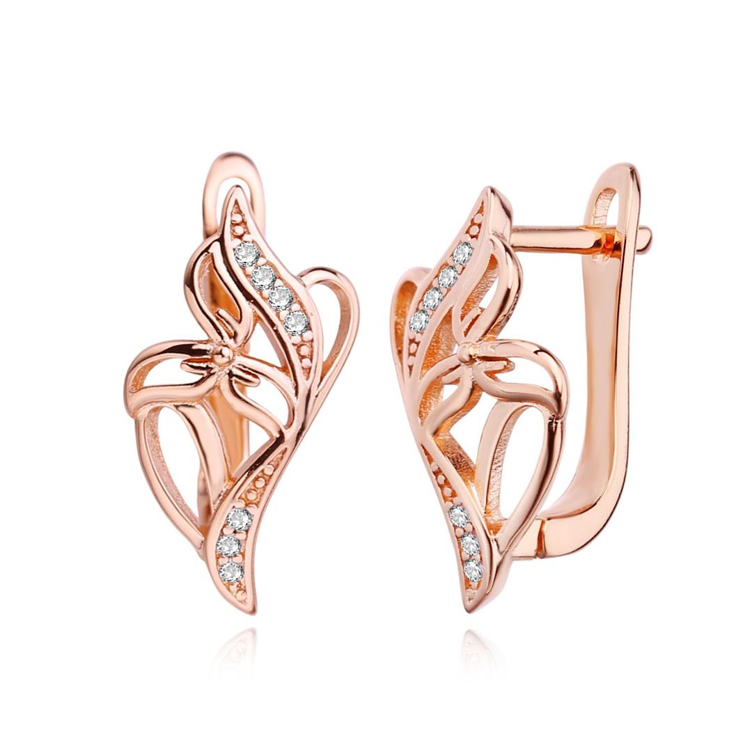 

MINTHA розовое золото цветные серьги-клипсы для женщин модные офисные украшения A