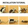 7-teiliges professionelles Steppstich-Nähset - DIY Handwerk, Möbel- & Lederreparatur-Nähwerkzeuge - Enthält verschiedene Nadeln, Benutzerfreundliches Design