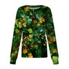 Women's Casual Long Sleeve Single Breasted Printed Dry- Top