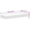 VidaXL Medium Bonnell Spring Mattress for Children 80x160 cm,Bed Mattress,Spring Mattress,Foam Mattress At 4016555