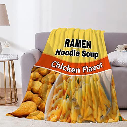 Ramen printed flannel blanket sofa blanket bed sheet bedspread decorative blanket production source direct supply