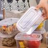 1/2/5pcs Food Preservation Box with Cover Refrigerator Storage Box Transparent Kitchen Sealed Storage Container