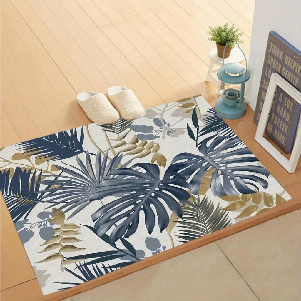 1PC Nordic Print Kitchen Mat, Anti-dirt Carpet, Entrance Mat, Bedroom, Living Room, Garden, Bathroom Floor Mat, Family Room Deco