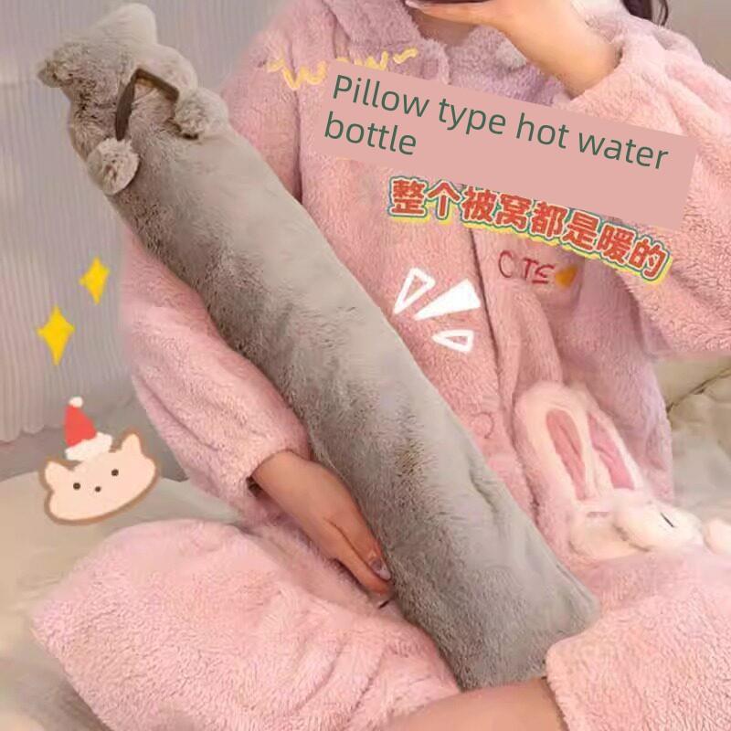 Long Large Hot Water Bottle for Filling with Water, Extra-Long Hand and Foot Warmer, Special for Winter Use In Bed