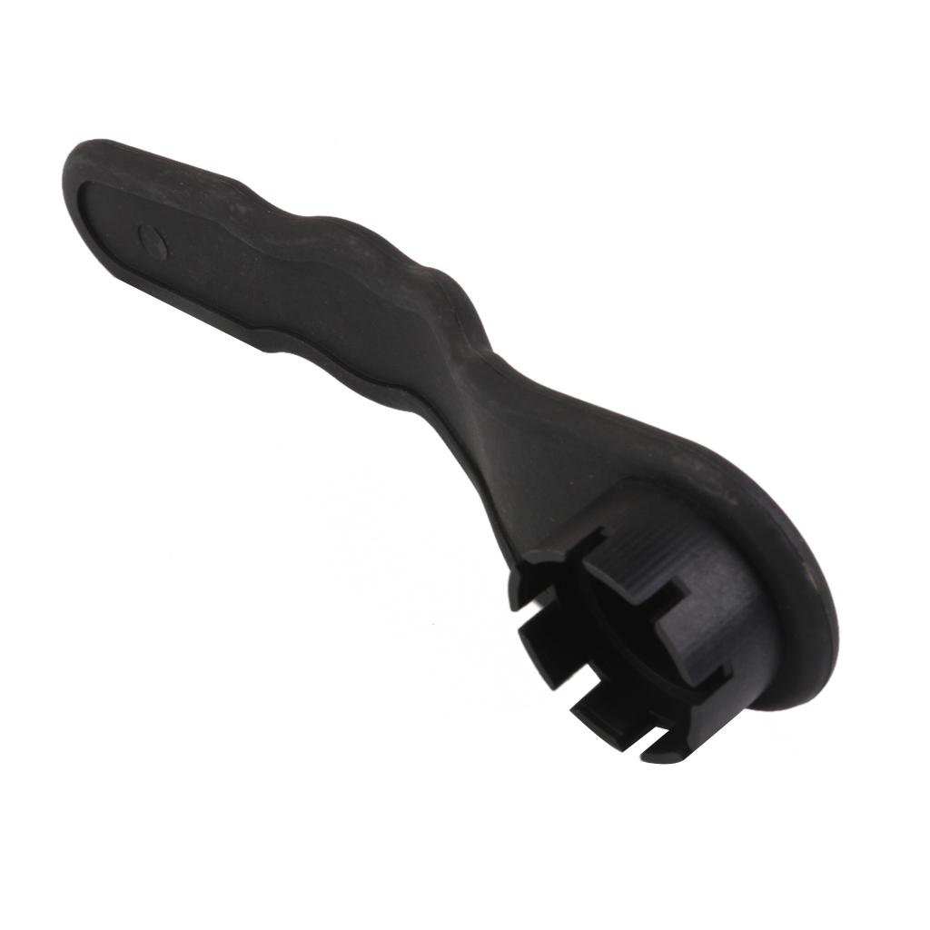PVC Air Valve Wrench 8-Groove for Inflatable Boats Black