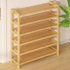 Simple Shoe Rack Bamboo Shoes Racks Multi Layered Storage Large Capacity Shoe Shelf for Storing Samples Entrance Shoes Cabinet