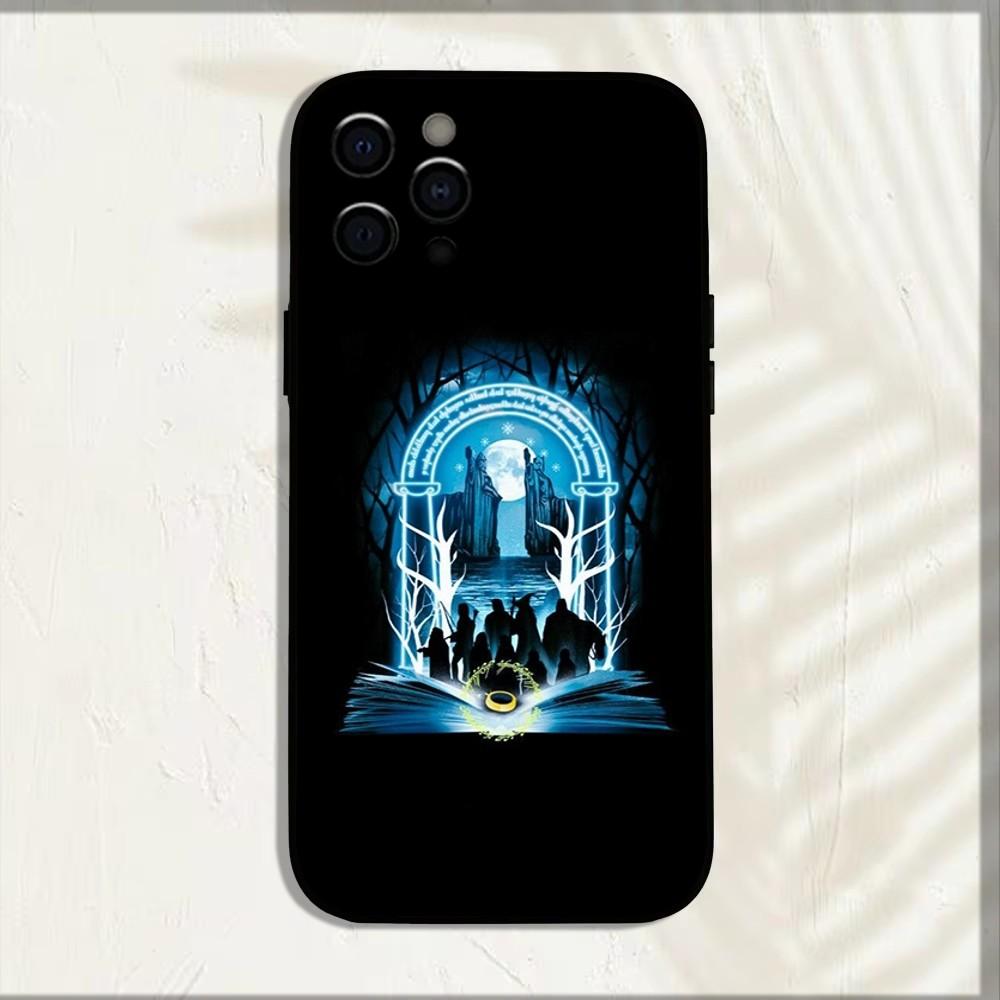 Film The L-Lord R-Rings Phone Case For iPhone 16,15,14,13,12,11,Pro,X,XS,Max,XR,Plus,Mini Soft Black Cover