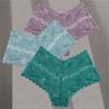Women Embroidery Lace Panties Sexy Low-waist Briefs Thong G-String Lingerie 6pc