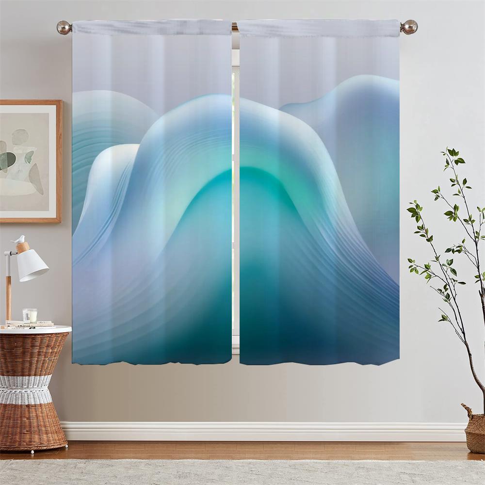 

Видение комфорта Детские шторы для гостиной Тканевые подхваты для штор Шторы для спальни 2 штуки Разделительная штора W50xH70cmx2pcs-CL