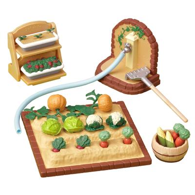Sylvanian Families Furniture Growing ST Mark Certified Toy Dollhouse for Ages 3 and Sylvanian Families by Epoch [Vegetable Set] Ka-616 Up,