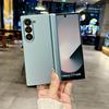 Jednokolorowe Etui Na Samsung Galaxy Z Fold 7 6 5 5G Zawias Osiowy Ochronne Etui Na Telefon PC Twarda Powłoka Fold7 Fold6 (Tylko tylna okładka)