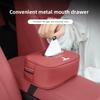 Car Tissue Box Holder Leather Car Center Console Armrest Napkin Case Sun Visor Backseat Bag For Tesla Model 3 Y  S X Cybertruck