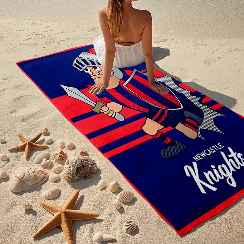Knights Fashion Beach Towel: Ideal for Summer Adventures Soft, absorbent and quick drying suitable for swimming and bathing